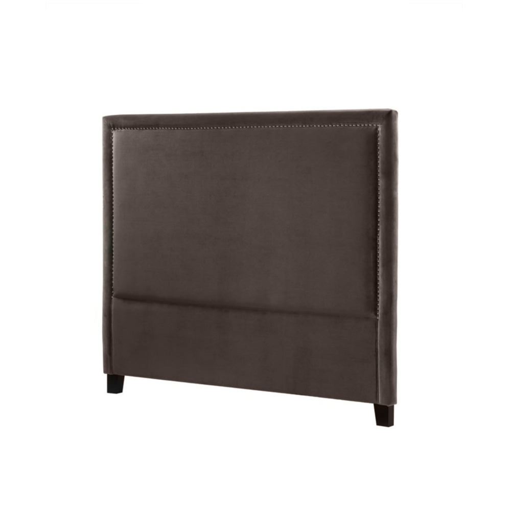 Bilde av Headboard Madrid 180 med nagler velour Muldvarp