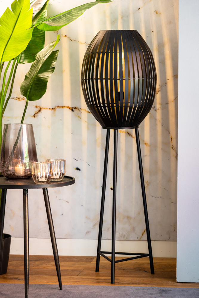 Bilde av  Floor lamp tripod 42x137 cm KYOMI matt black