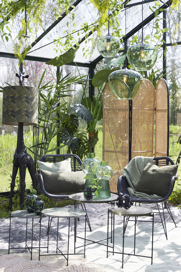 Bilde av Floor lamp 44x33,5x184 cm GIRAFFE black