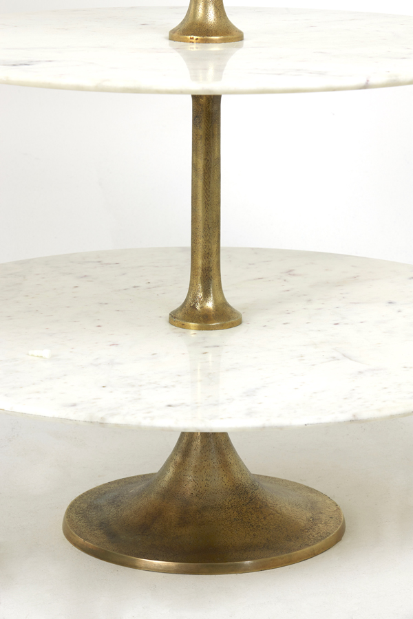 Bilde av Etg. fat VERMENTINO marble white 