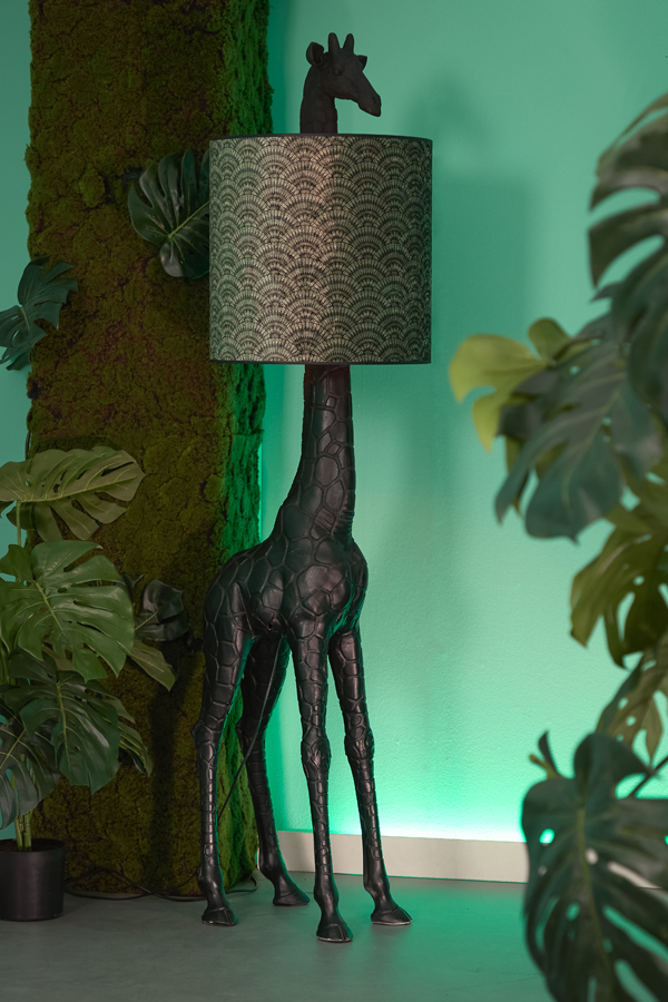Bilde av Floor lamp 44x33,5x184 cm GIRAFFE black
