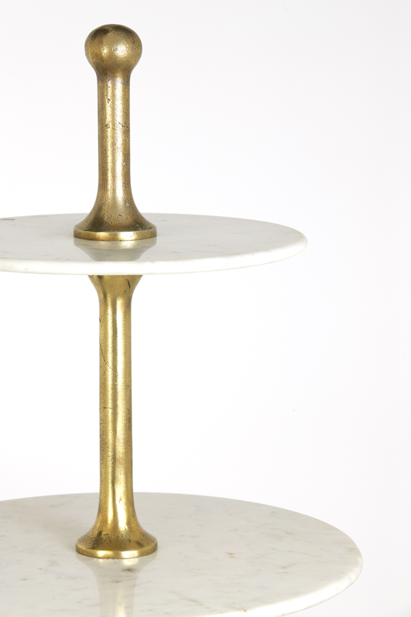 Bilde av Etg. fat VERMENTINO marble white 