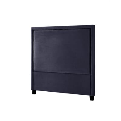 Bilde av Headboard Madrid 150/160 med nagler velour Black