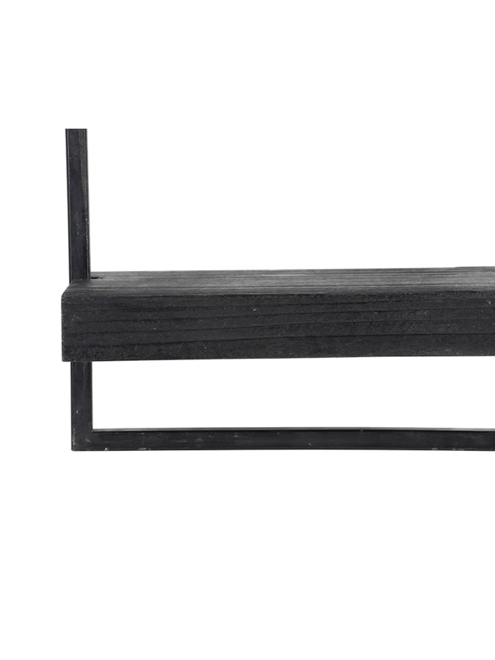 Bilde av Wall shelf 100x15x24 cm MADDISON wood black